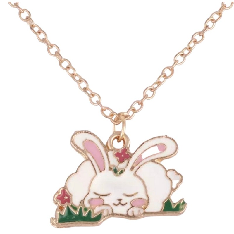 Necklace Sleeping Rabbit