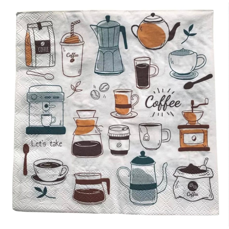 Coffee Mania Paper Napkins