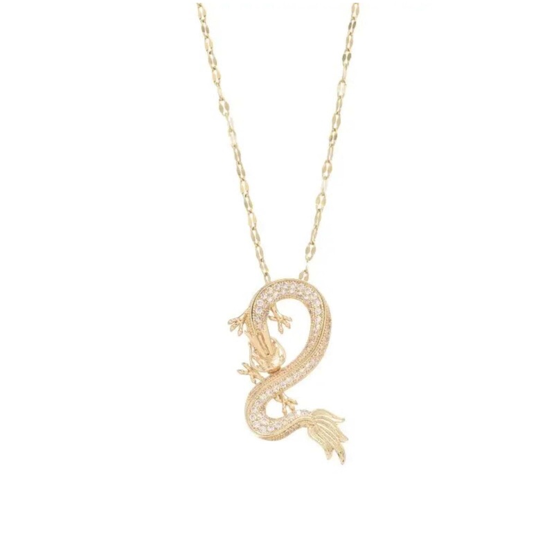 Gold Dragon Necklace