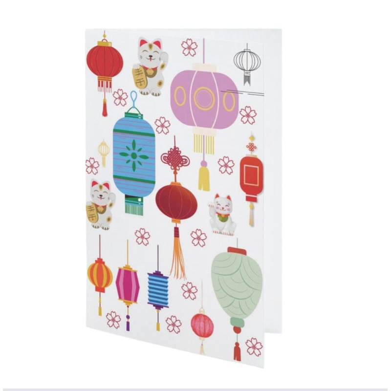 Greeting  Cards L & A – Lantern & Lucky Cat