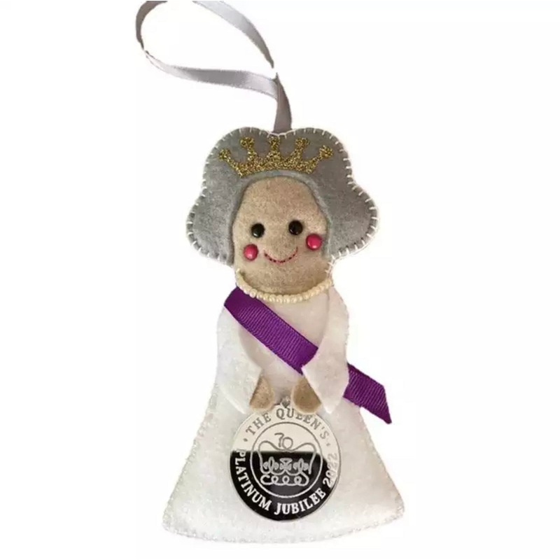 Queen Elizabeth II hanging ornement