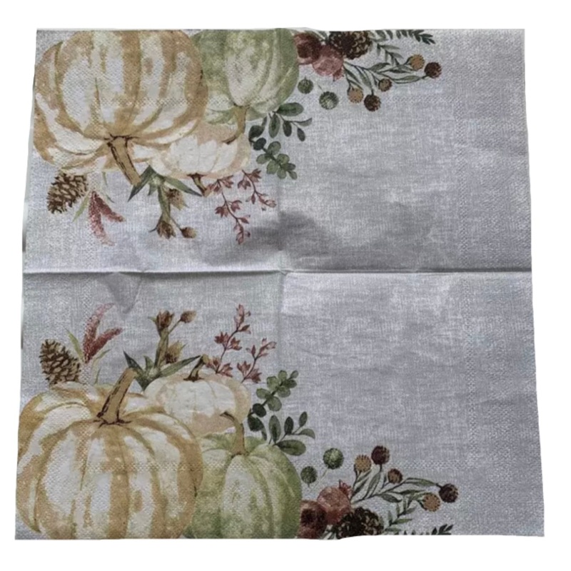 Cocktail Paper Napkins – Pumpkins