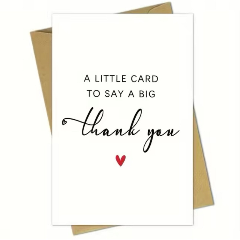 Greeting  Cards – A little card to say a big Thank you