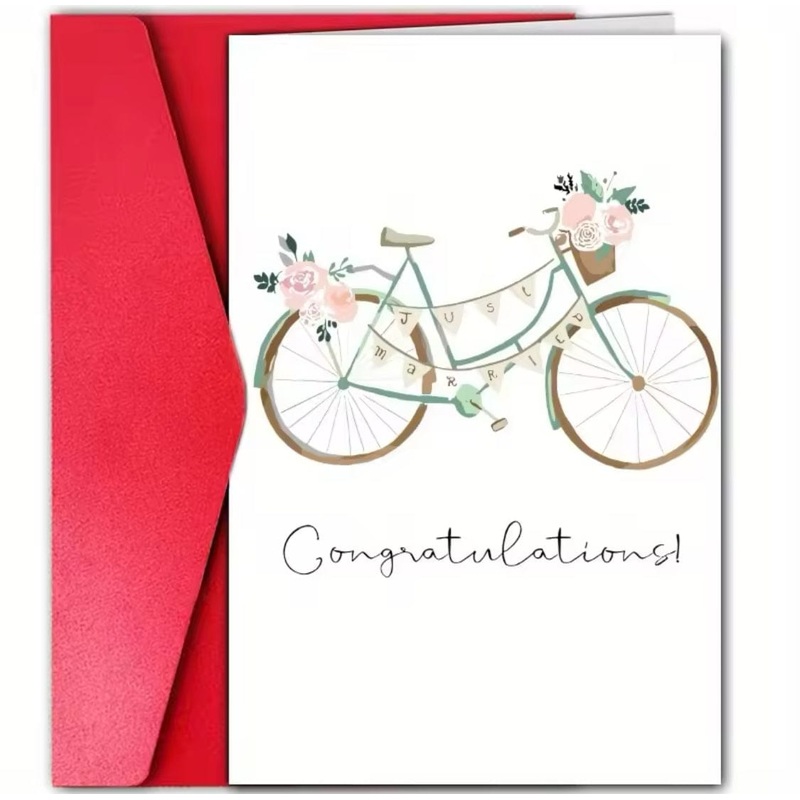 Greeting  Cards –  Congratulations Bicycle