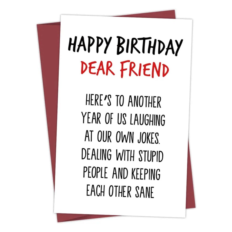 Greeting  Cards –  Happy Birthday Dear Friend