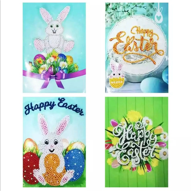 Diamond Painting Easter Cards