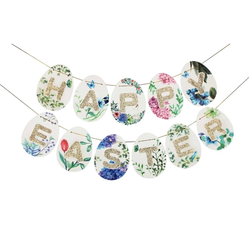 Easter Banner – Glittery Eggs