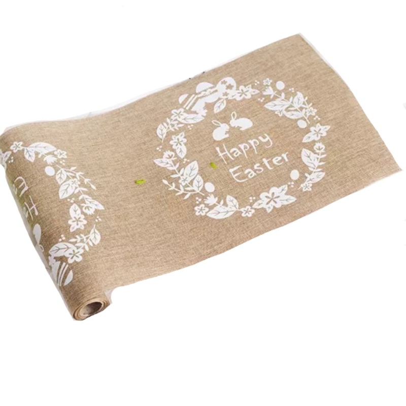 Easter Table Runner – White Wreath