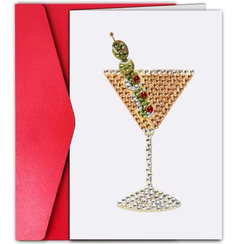Greeting  Cards –  Birthday Martini Glass