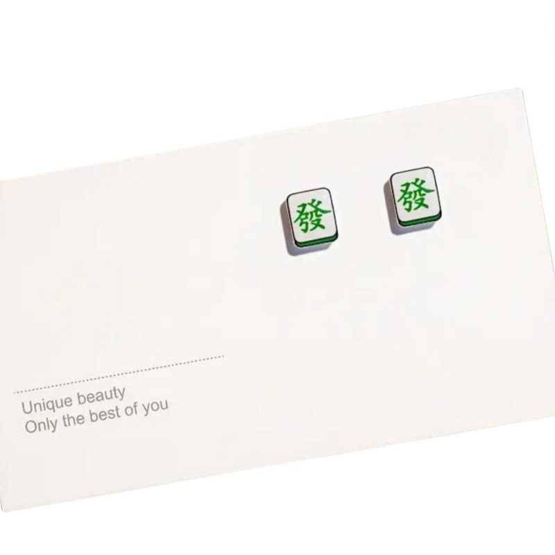 Magnetic Mahjong Earrings – 4 models