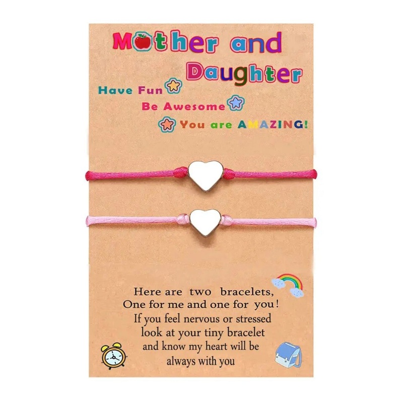 Mother & Daughter Message Bracelet – 2 models
