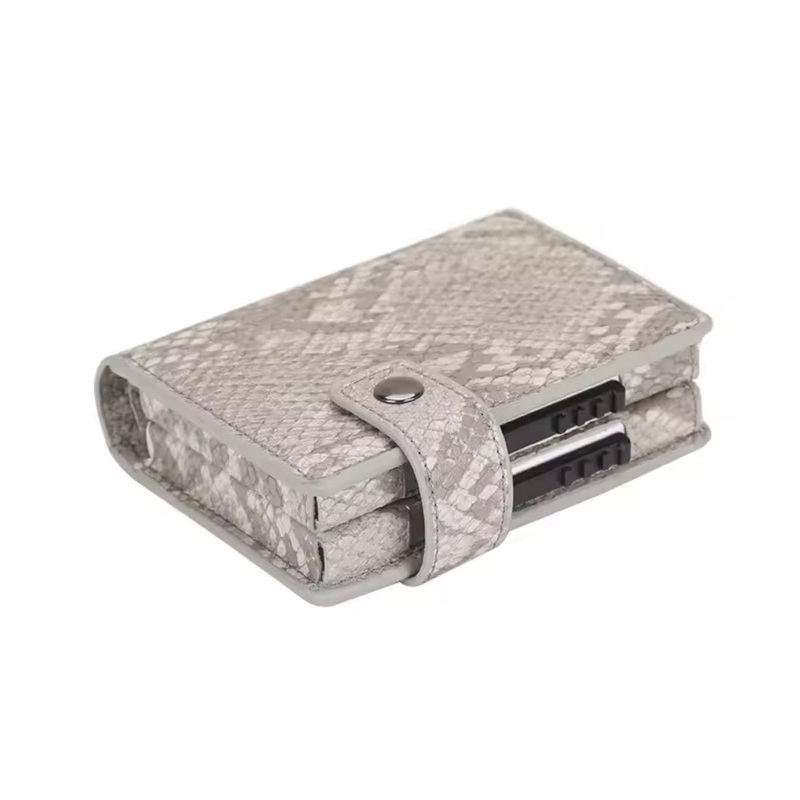 Wallet RFID – 10 cards|Grey Python|Brown Croco|Black|Caramel