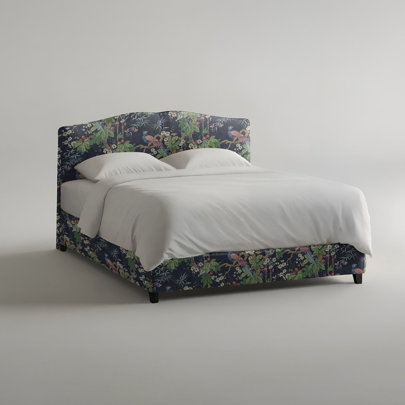 Rose Bed in Belleville Navy – Hand Made in USA